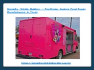 Top Choice Custom Food Trucks Manufacturers in Texas