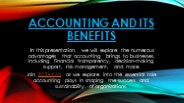 Accounting and Its Benefits in 2024
