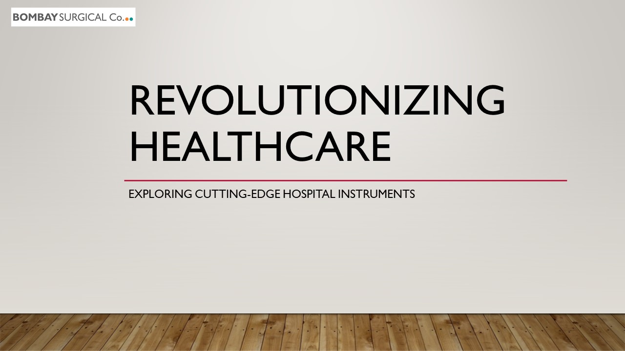 Revolutionizing Healthcare