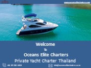 Private Yacht Charter Thailand