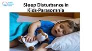 Sleep Disturbance in Kids-Parasomnia