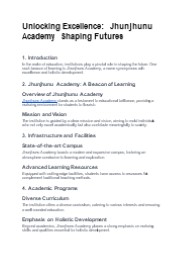 Unlocking Excellence: Jhunjhunu Academy Shaping Futures
