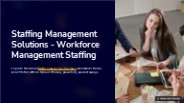 Managed staffing services - Workforce staffing service