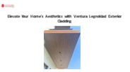 Exterior Cladding - Ventura International