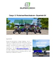 Electric Scooter Suppliers - Supertech Ev