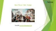 Best Travel Web Design