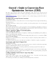 Gutech's Guide to Conversion Rate Optimization Services (CRO)