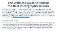 Best Photographer in India
