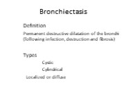 Bronchiectasis, TB | Jindal Chest Clinic