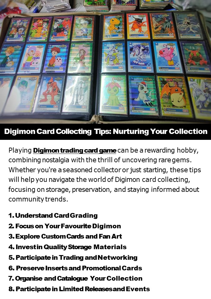 Digimon Card Collecting Tips: Nurturing Your Collection