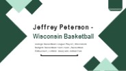 Jeffrey Peterson - Wisconsin - A Proven Authority