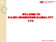 Rahul Engineering Global Pvt. Ltd.