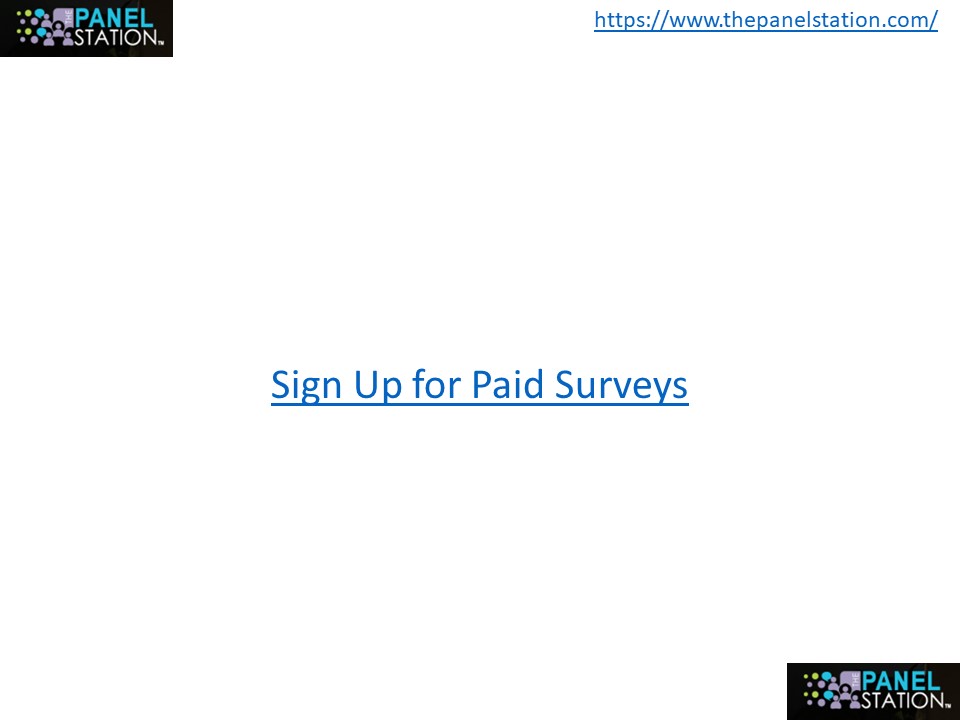 Sign Up for Paid Surveys