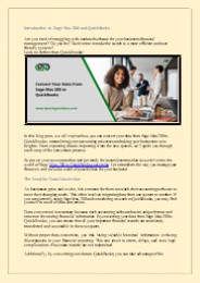 Convert Your Data From Sage Mas 200 to QuickBooks