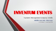 Top Event Management Company in India - Inventum Events