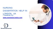 Nursing Dissertation Help in London, UK