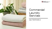 Commercial Laundry Service Melbourne