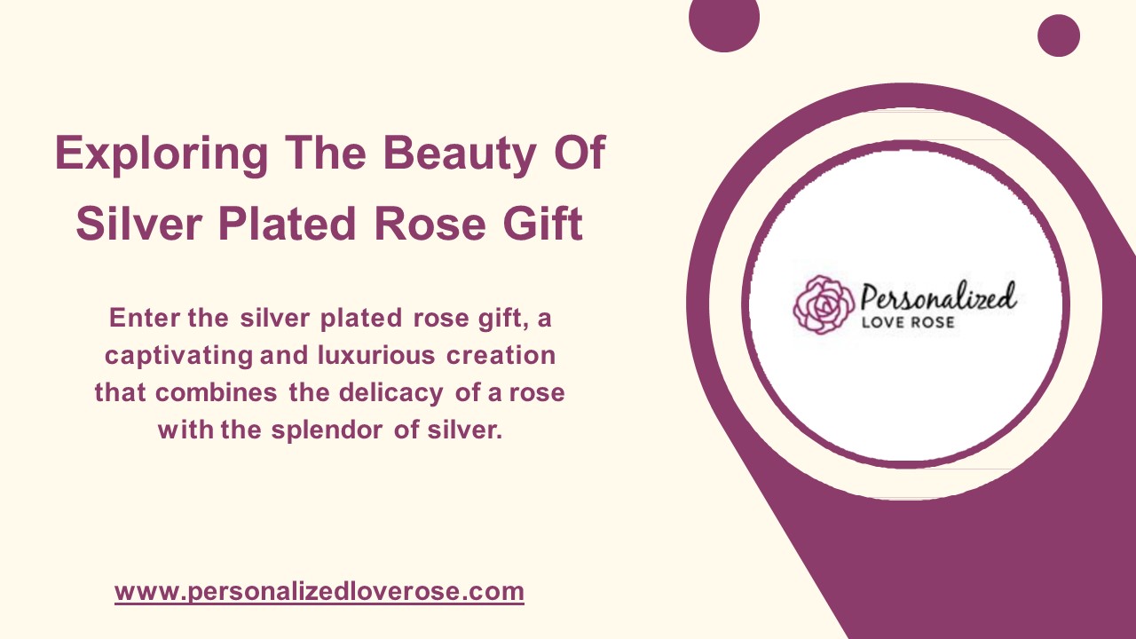 Buy Silver Plated Rose Gift