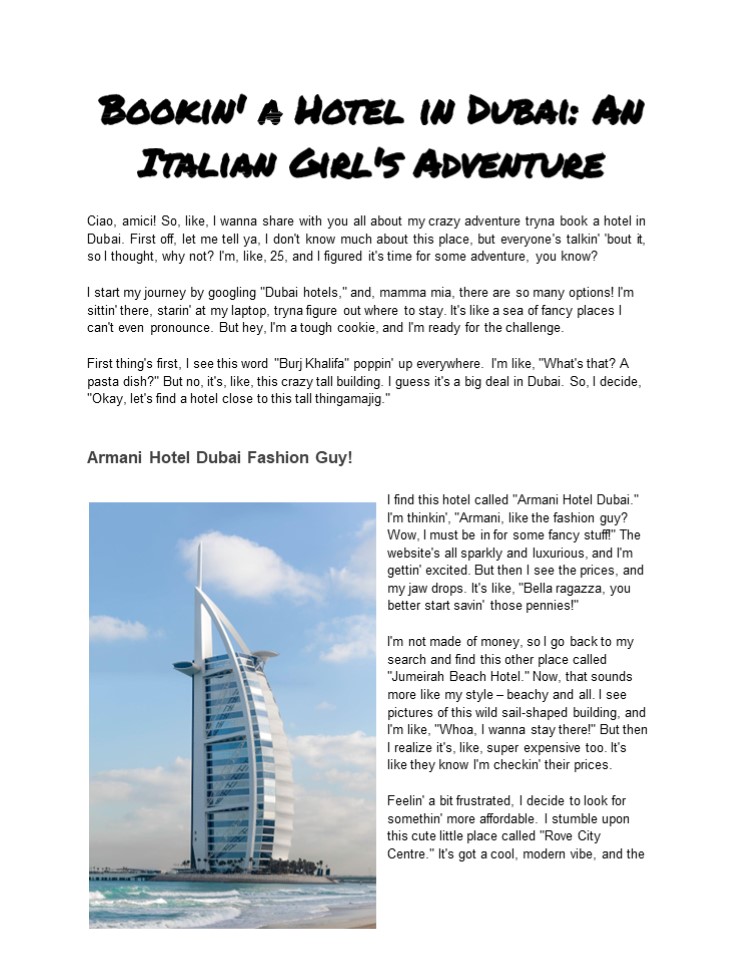Bookin' a Hotel in Dubai_ An Italian Girl's Adventure