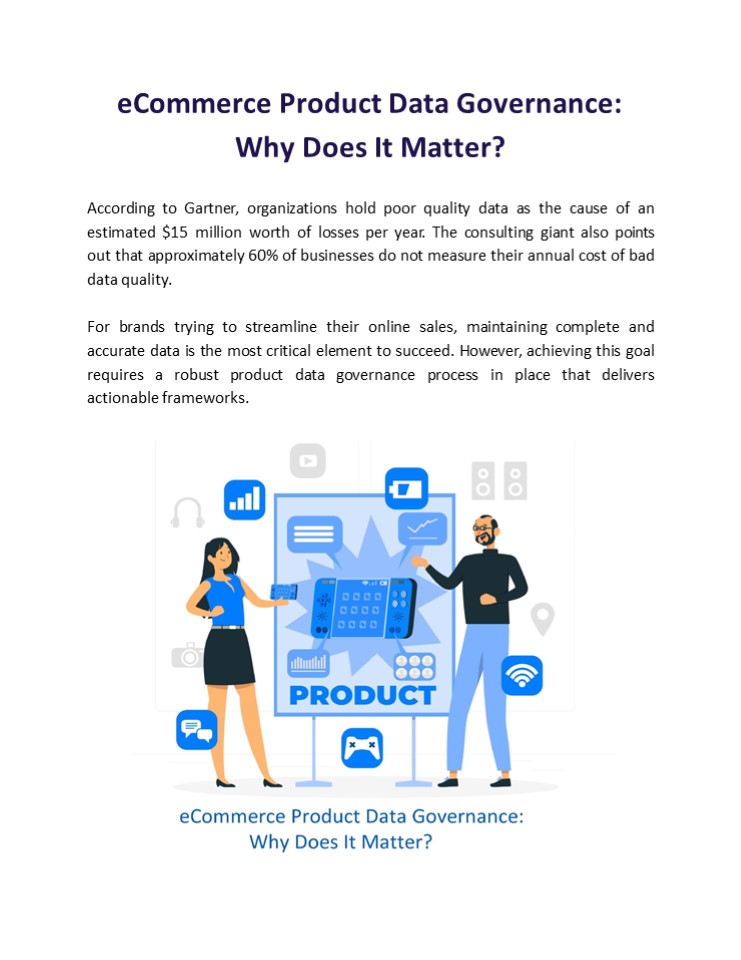 eCommerce Product Data Governance: Why Does It Matter?