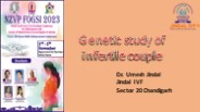 Genetic Study of Infertile Couple | Jindal IVF Chandigarh