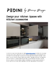 Design your kitchen Spaces with Kitchen Accessories