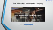 B2B Mobile App Development Company
