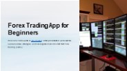 Forex Trading App for Beginners