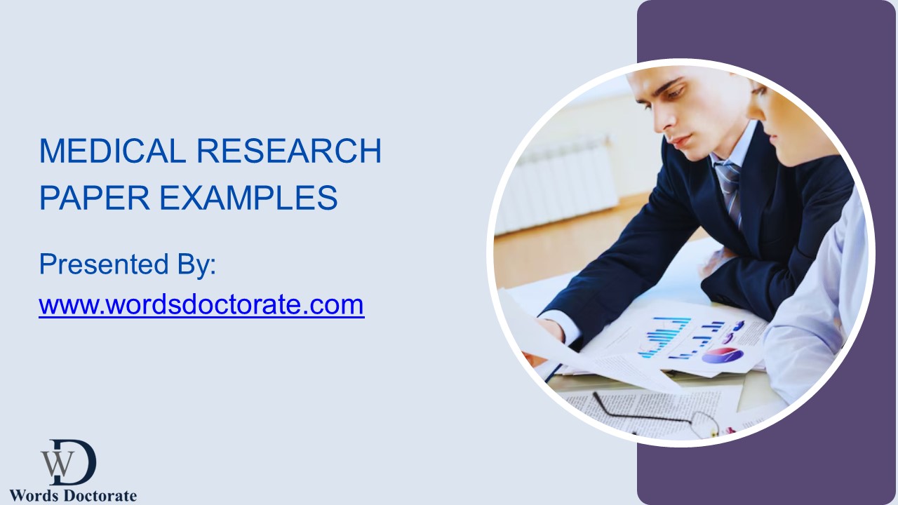 Medical Research Paper Examples in Texas