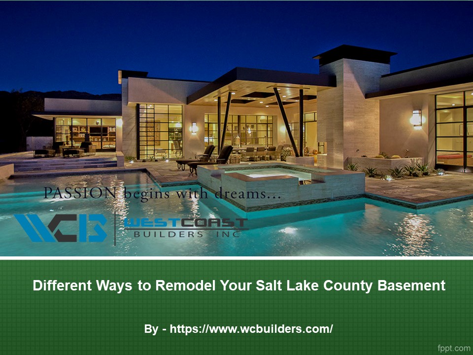 Different Ways to Remodel Your Salt Lake County Basement