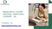 Research Paper Writing Services: Cardiff, UK