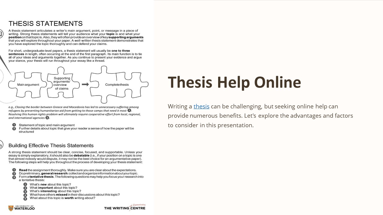 Thesis Help Online: Expert Guidance | Global Assignment