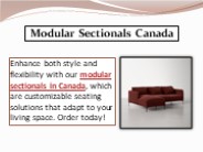 Modular Sectionals Canada