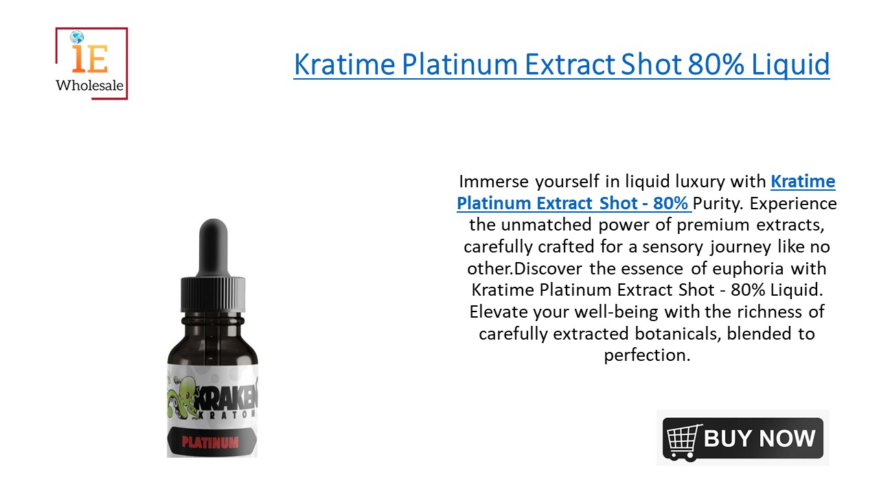 Kratime Platinum Extract Shot 80% Liquid