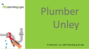 Plumber Unley