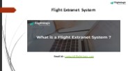 Flight Extranet System