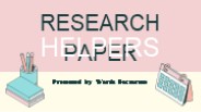 Research Paper Helper in New York, USA