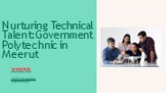 Nurturing Technical Talent: Government Polytechnic in Meerut