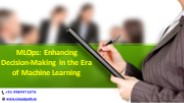 MLOps Training Course in India | MLOps Online Training