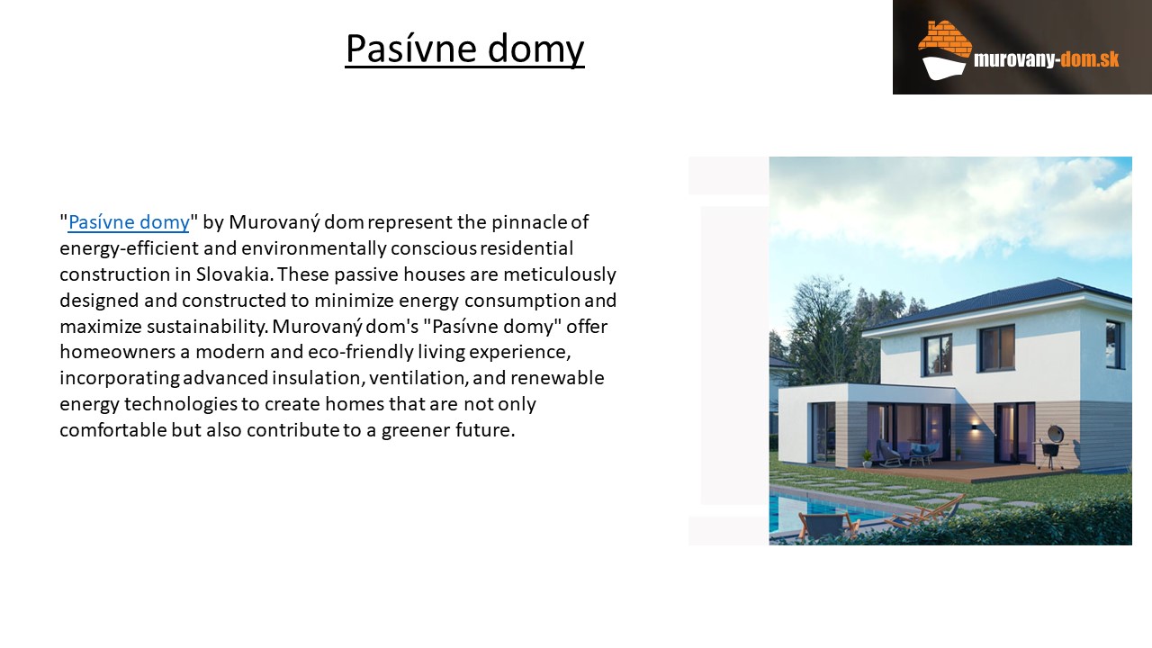 Pasívne domy
