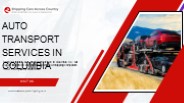 Auto Transport Services in Columbia