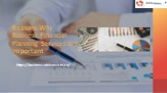 Reasons Why Business Financial Planning Services are Important