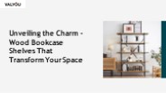 Wood Bookcase Shelves