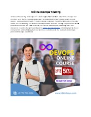 Online DevOps Training