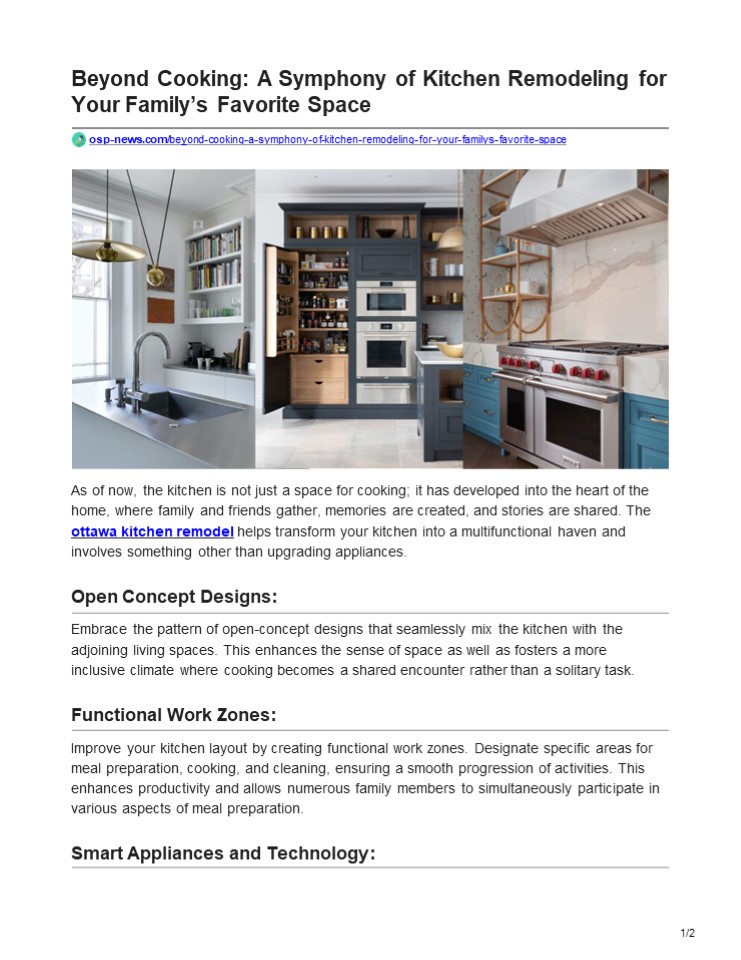 Kitchen Bliss: Crafting Spaces for Enhanced Family Harmony