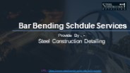 Outsource Bar Bending Schedule Services - Silicon Engineering Consulant