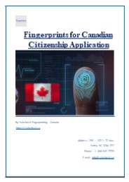 Fingerprints for Canadian Citizenship Application