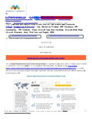 In flight Entertainment & Connectivity Market Global Size, Share & Trends Analysis by 2026
