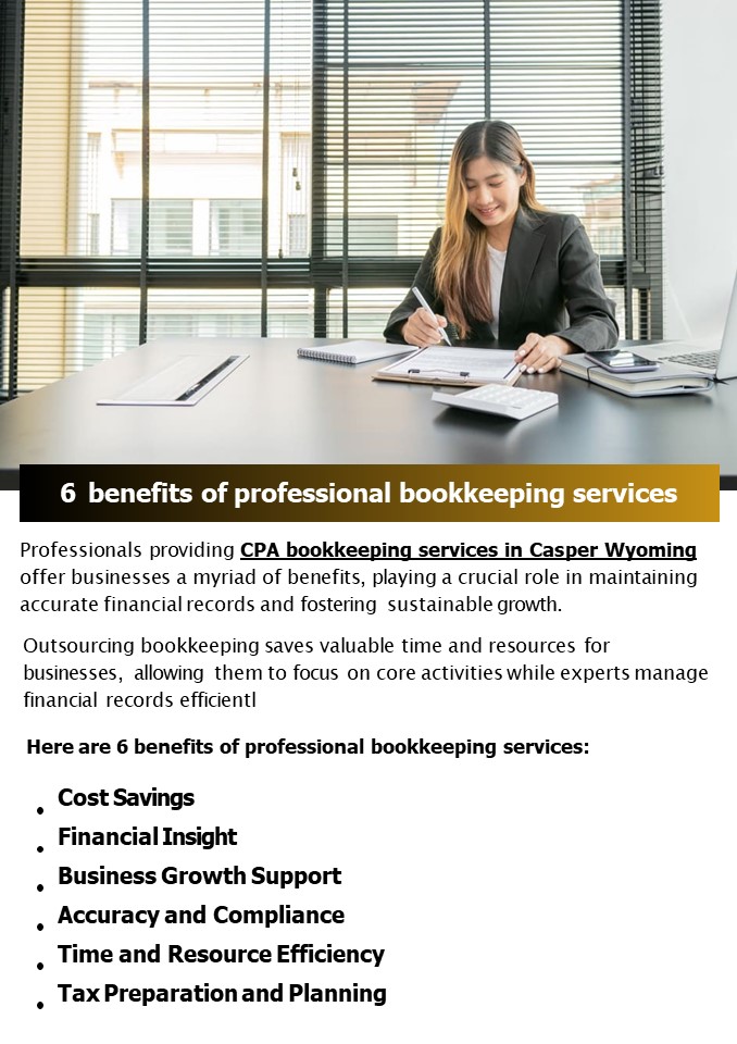 6 benefits of professional bookkeeping services presentation | free to ...
