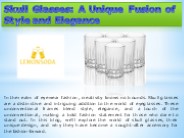 Square whiskey glasses